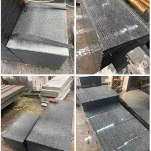 广安 芝麻黑地铺石材