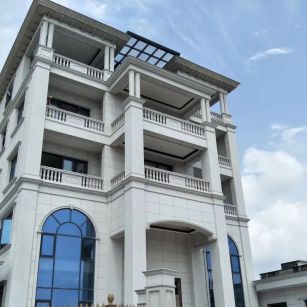 广安芝麻白别墅干挂效果展示