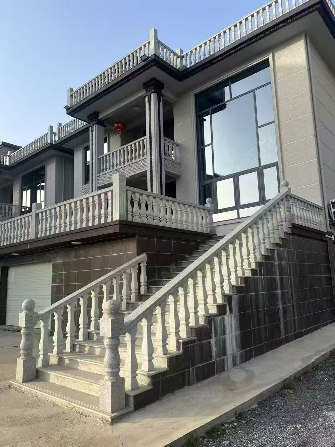 广安 芝麻白别墅阳台栏杆，楼梯栏杆