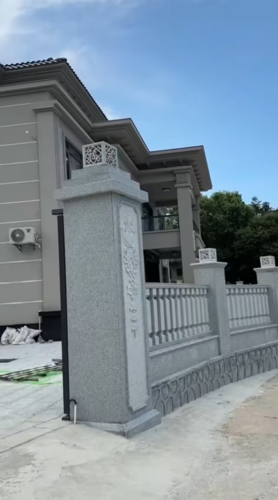 广安 芝麻白别墅围墙栏杆，私人订制