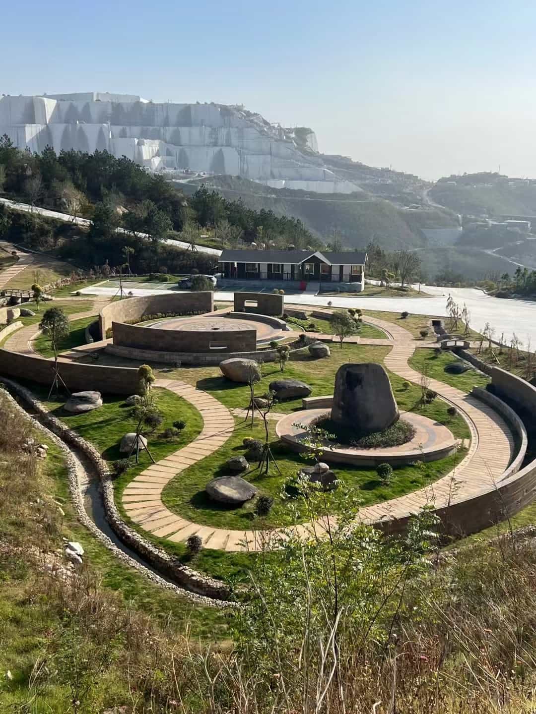 广安仿古石铺装整体效果