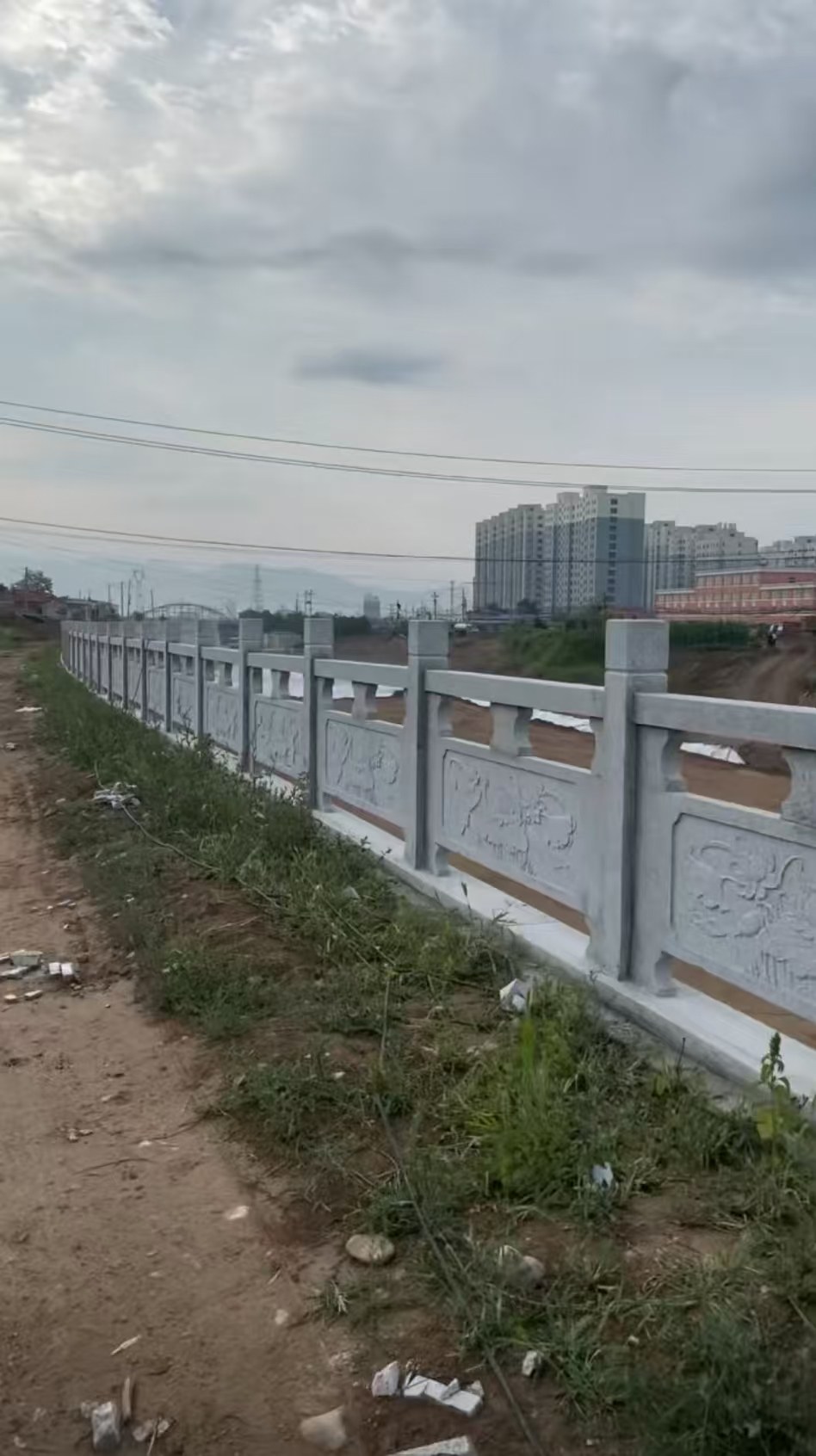 广安 石材河道栏杆