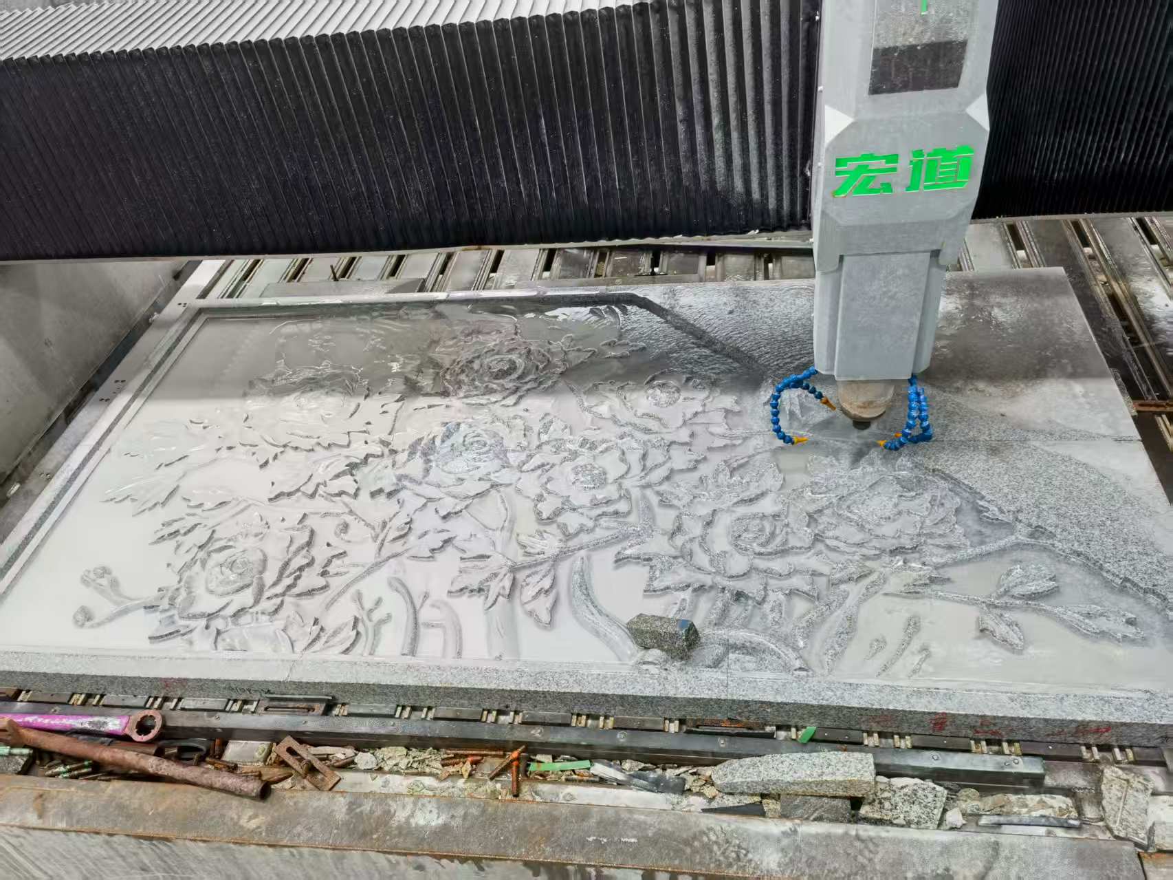 广安 别墅墙面石材雕刻