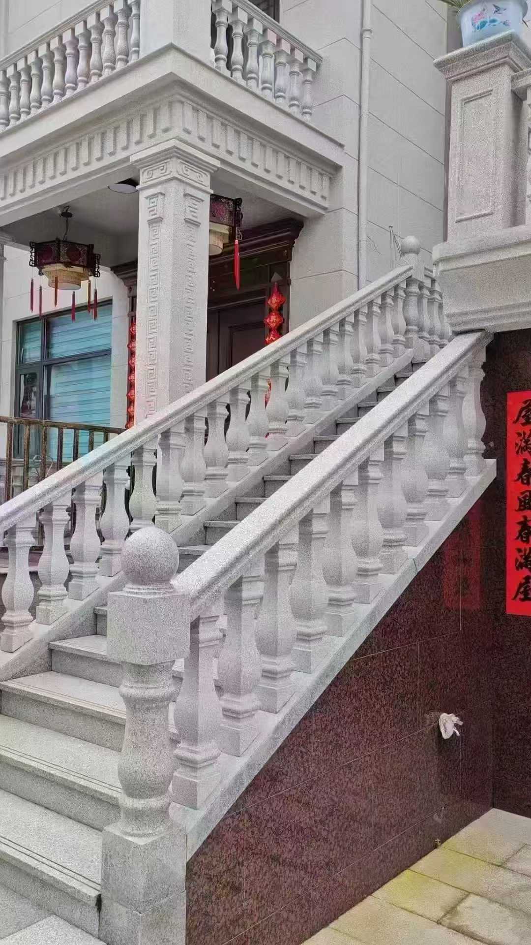 广安 天然石材 阳台庭院护栏、栏杆