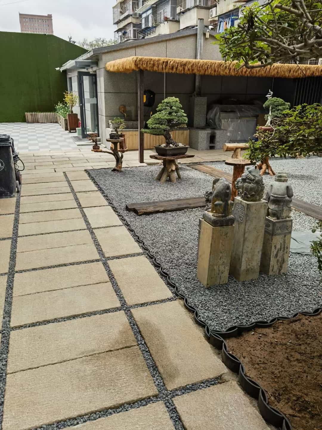 广安仿古石铺装效果