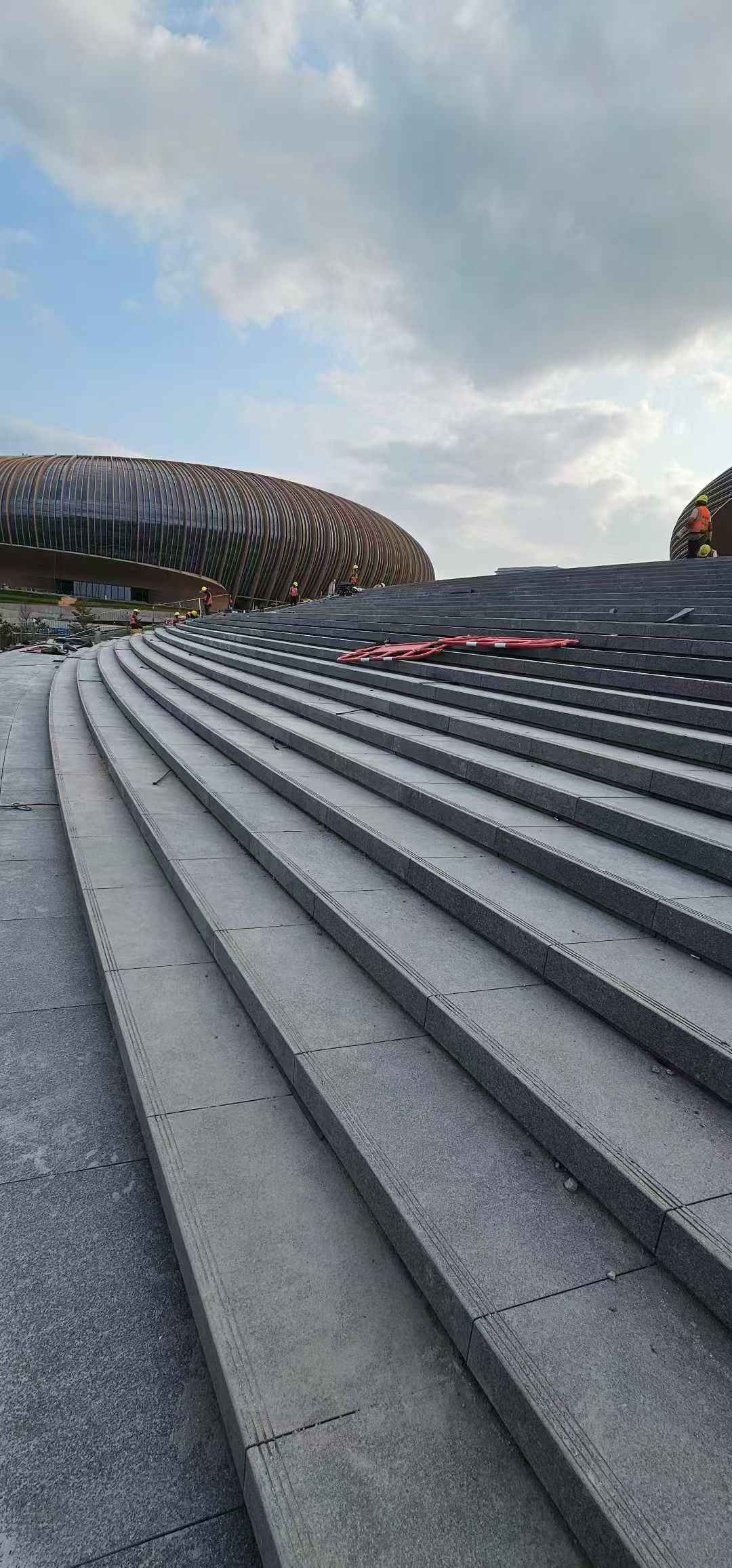 广安 弧形整石台阶铺装效果图