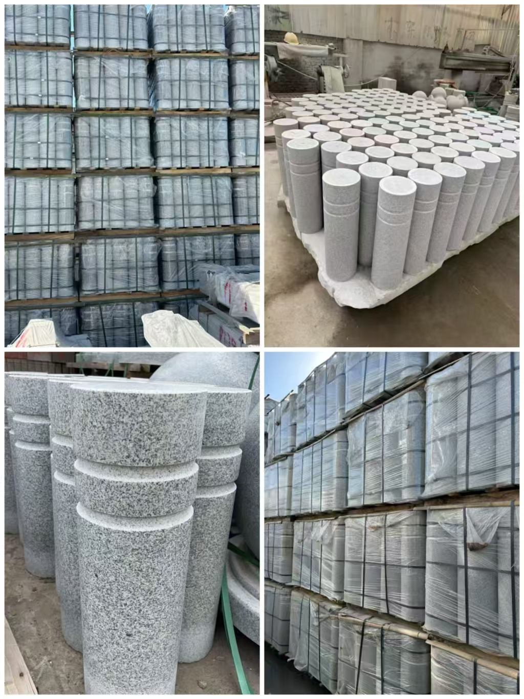 广安 芝麻白花岗岩挡车柱、隔离柱多少钱